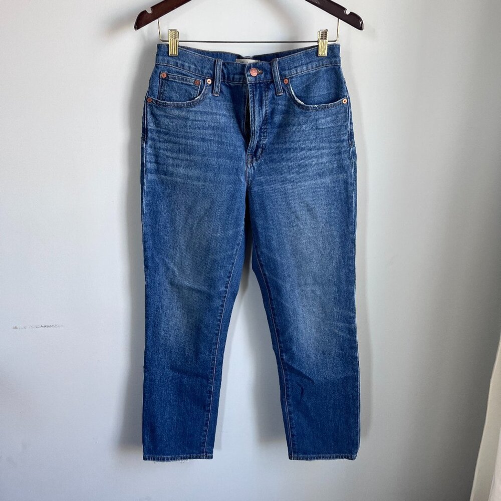MADEWELL The Perfect Vintage Crop Jean in Cassie Wash Size 28